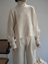 画像をギャラリービューアに読み込む, high neck knit