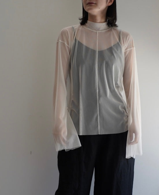 you ozeki tulle top SHORT gray チュールトップ you ozeki tulle top SHORT gray チュールトップ - メルカリ