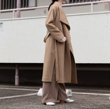 画像をギャラリービューアに読み込む, stand collar coat BK