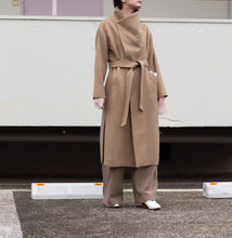 画像をギャラリービューアに読み込む, stand collar coat BK