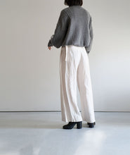 画像をギャラリービューアに読み込む, high neck fringe knit