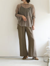 画像をギャラリービューアに読み込む, 2way sleeve mesh cut sew top