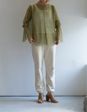 画像をギャラリービューアに読み込む, 2way sleeve mesh cut sew top