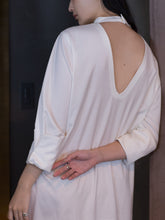 画像をギャラリービューアに読み込む, back open sleeve onepiece