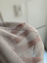 画像をギャラリービューアに読み込む, 2way sleeve mesh cut sew top