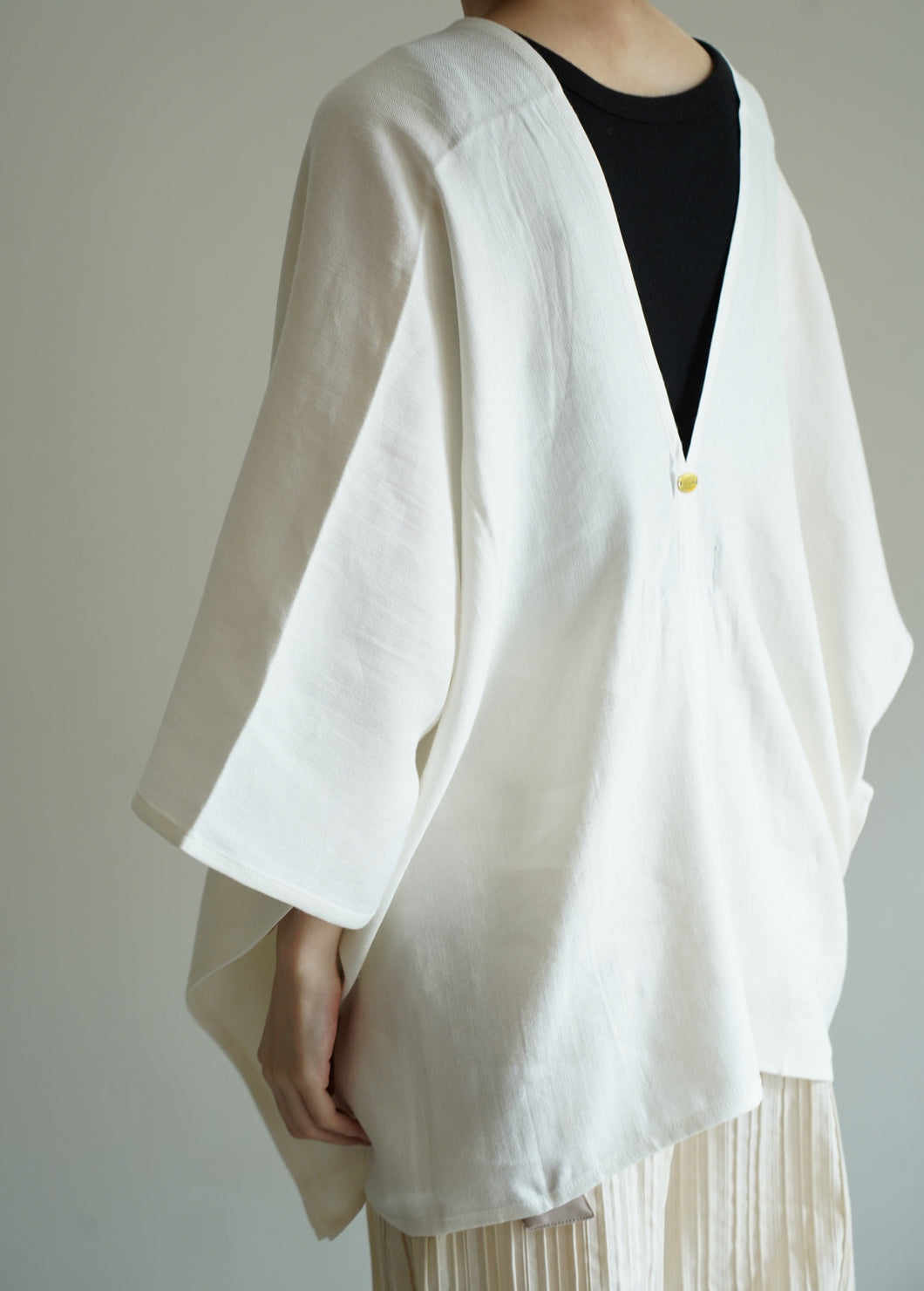 caftan wide TOP　WHITE