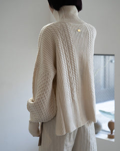 high neck knit