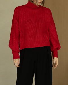 high neck knit