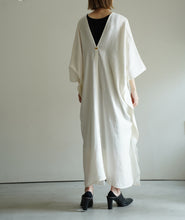 画像をギャラリービューアに読み込む, caftan wide dress
