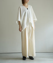 画像をギャラリービューアに読み込む, caftan wide TOP　WHITE
