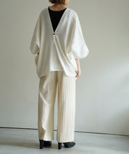 画像をギャラリービューアに読み込む, caftan wide TOP　WHITE
