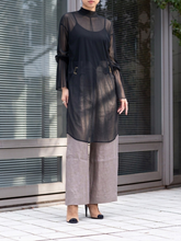画像をギャラリービューアに読み込む, 2WAY tulle top LONG
