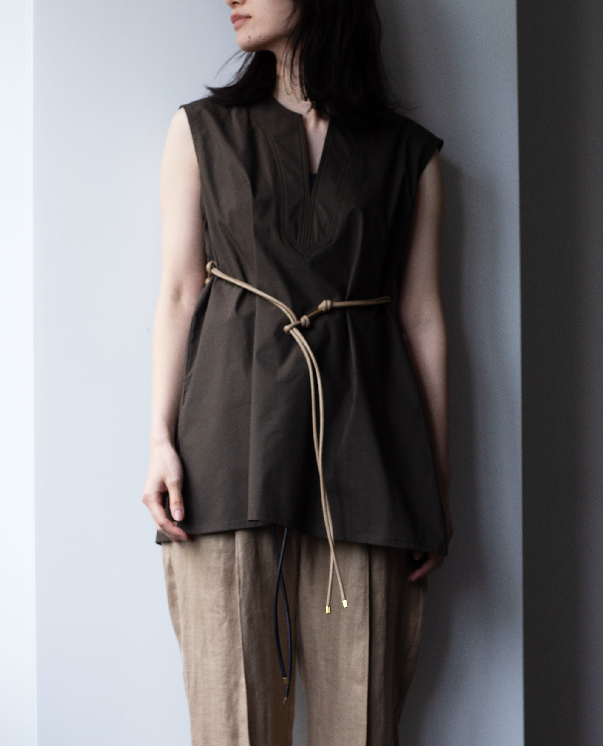 新品 you ozeki ユウオゼキ slit sleeve dress Ophelia Long-Sleeve Metallic Embroidered Gown