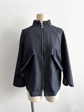 画像をギャラリービューアに読み込む, flared sleeve JK DENIM
