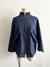 画像をギャラリービューアに読み込む, flared sleeve JK DENIM
