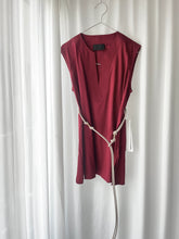 画像をギャラリービューアに読み込む, caftan no sleeve top
