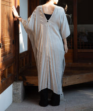 画像をギャラリービューアに読み込む, dyed caftan wide dress
