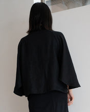 画像をギャラリービューアに読み込む, flared sleeve JK #NAVY
