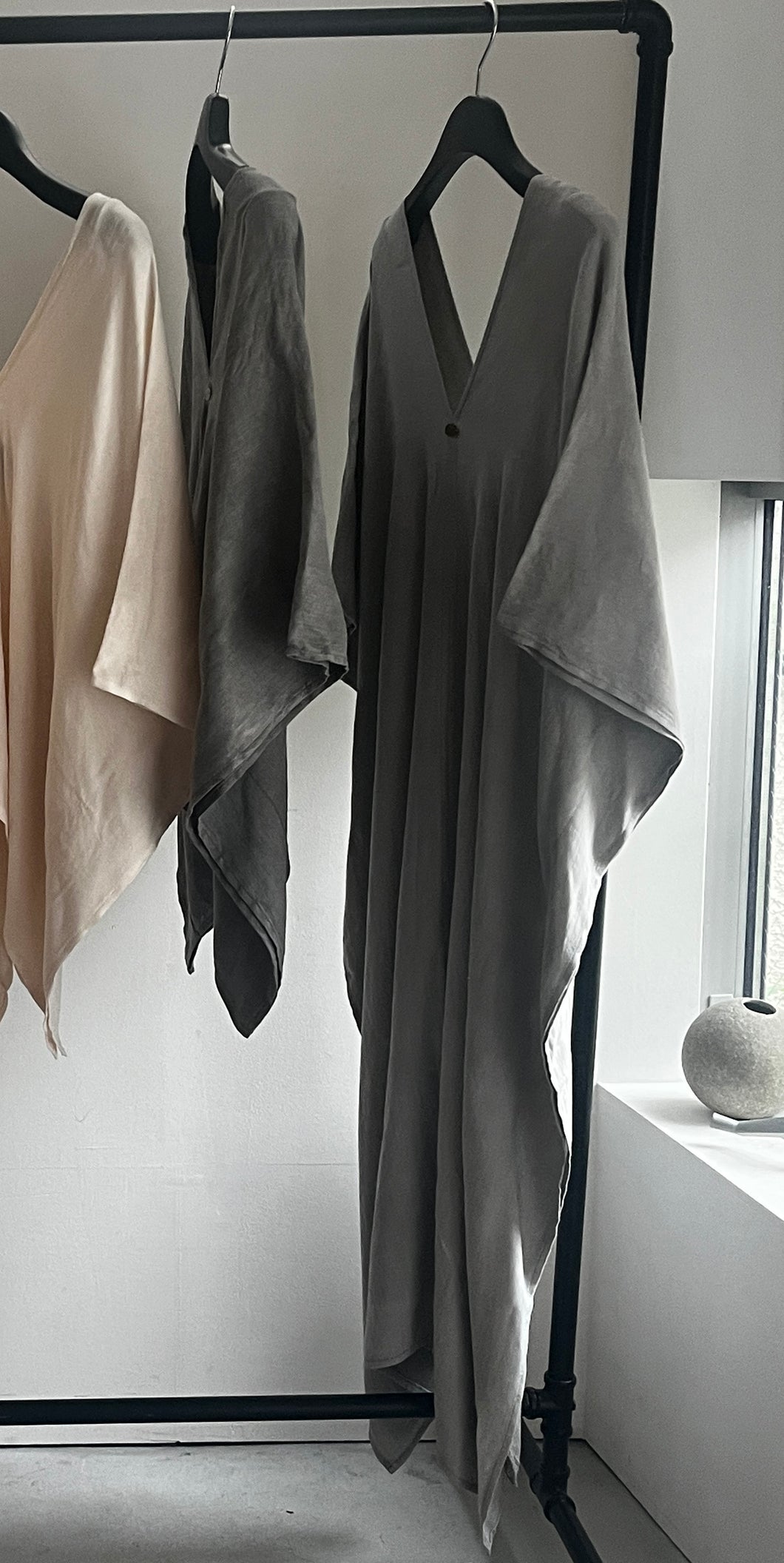 dyed caftan wide dress