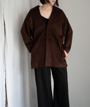 画像をギャラリービューアに読み込む, shaggy knit cardigan
