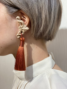 wood earrings POST/EARRINGS