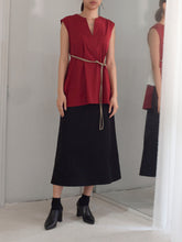 画像をギャラリービューアに読み込む, caftan no sleeve top
