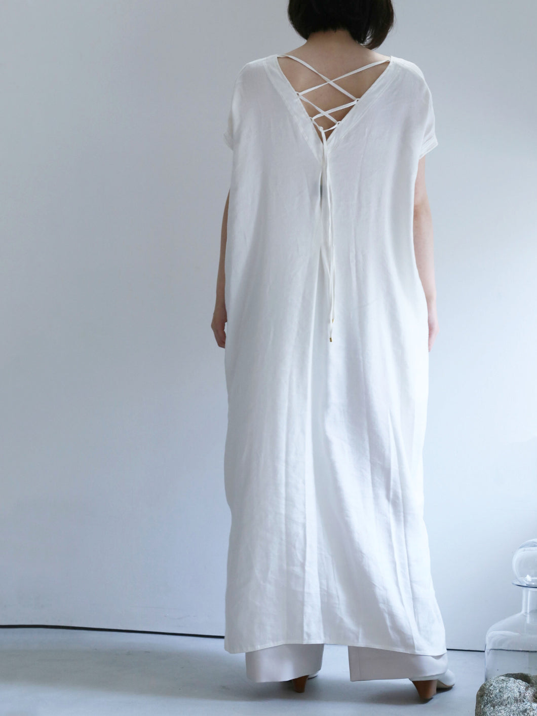 lace up dress